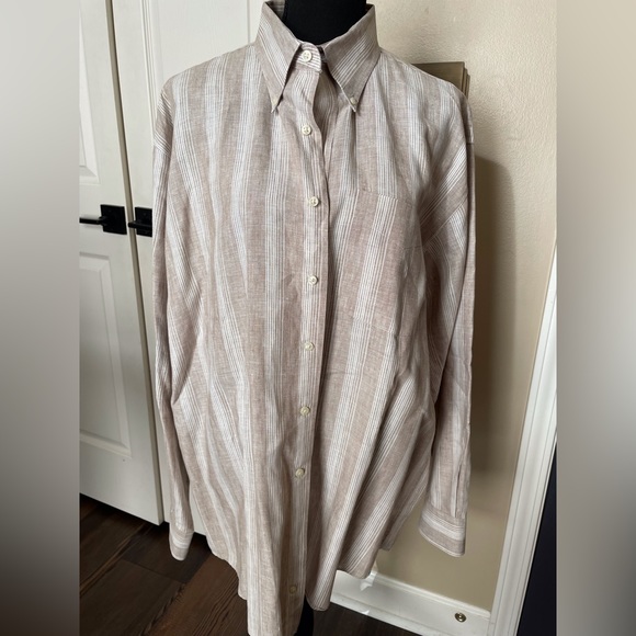 Jos A Bank XL Linen Shirt - Picture 1 of 2